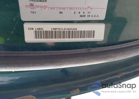 2001 Mercury Cougar V6/V6 S из США, поврежденный, VIN 1ZWFT61L415625396